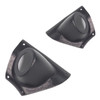  DOWN4SOUND PODS | 2" A-PILLAR SPEAKER PODS FOR THE 2001-2005 HONDA CIVIC 4 DOOR SEDAN 