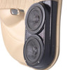  DOWN4SOUND PODS | DUAL 6.5" REAR DOOR SPEAKER PODS FOR THE 2001-2005 HONDA CIVIC 4 DOOR SEDAN 