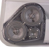  DOWN4SOUND PODS | DUAL 6.5" + 3.5" FRONT DOOR SPEAKER PODS FOR THE 2005-2007 DODGE CHARGER 
