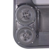  DOWN4SOUND PODS | DUAL 6.5" REAR DOOR SPEAKER PODS FOR THE 2007-2013 TOYOTA TUNDRA CREW CAB 