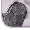  DOWN4SOUND PODS | DUAL 6.5" LOWER FRONT DOOR SPEAKER PODS FOR THE 2009-2013 TOYOTA COROLLA 