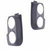  DOWN4SOUND PODS | DUAL 6.5" REAR DOOR SPEAKER PODS FOR THE 2014-2018 SILVERADO SIERRA *EXTENDED CAB* 