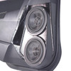  DOWN4SOUND PODS | DUAL 6.5" LOWER REAR DOOR SPEAKER PODS FOR THE 2014-2019 TOYOTA COROLLA 