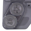  DOWN4SOUND PODS | DUAL 6.5" REAR DOOR SPEAKER PODS FOR THE 1997-2001 JEEP CHEROKEE 