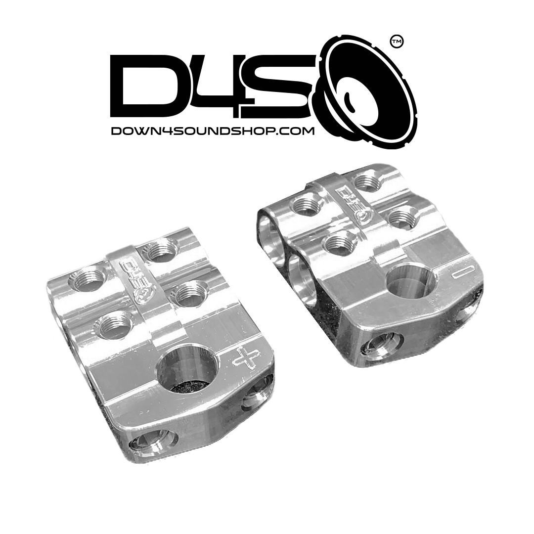 DOWN4SOUND | 4 SPOT - D4S SAE BATTERY DISTRO BLOCK - 1/0 AWG INPUT