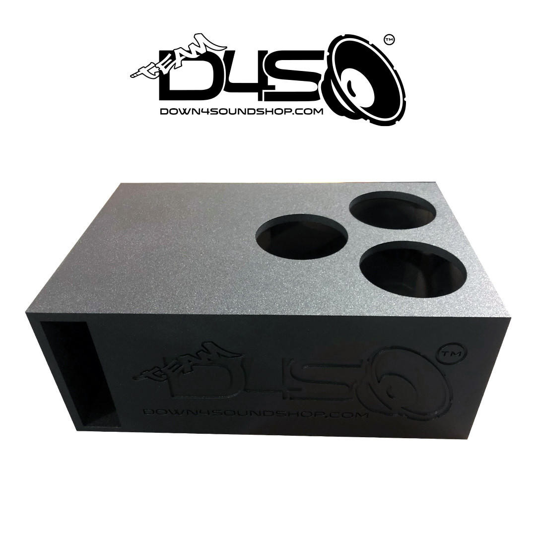 Down 4 Sound Quad 6.5" or 8" Custom Sub Boxes with Kerf