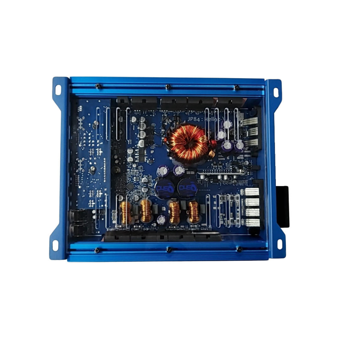 DOWN4SOUND | JP84 - BLUE | 400W RMS | 4 CHANNEL AMPLIFIER