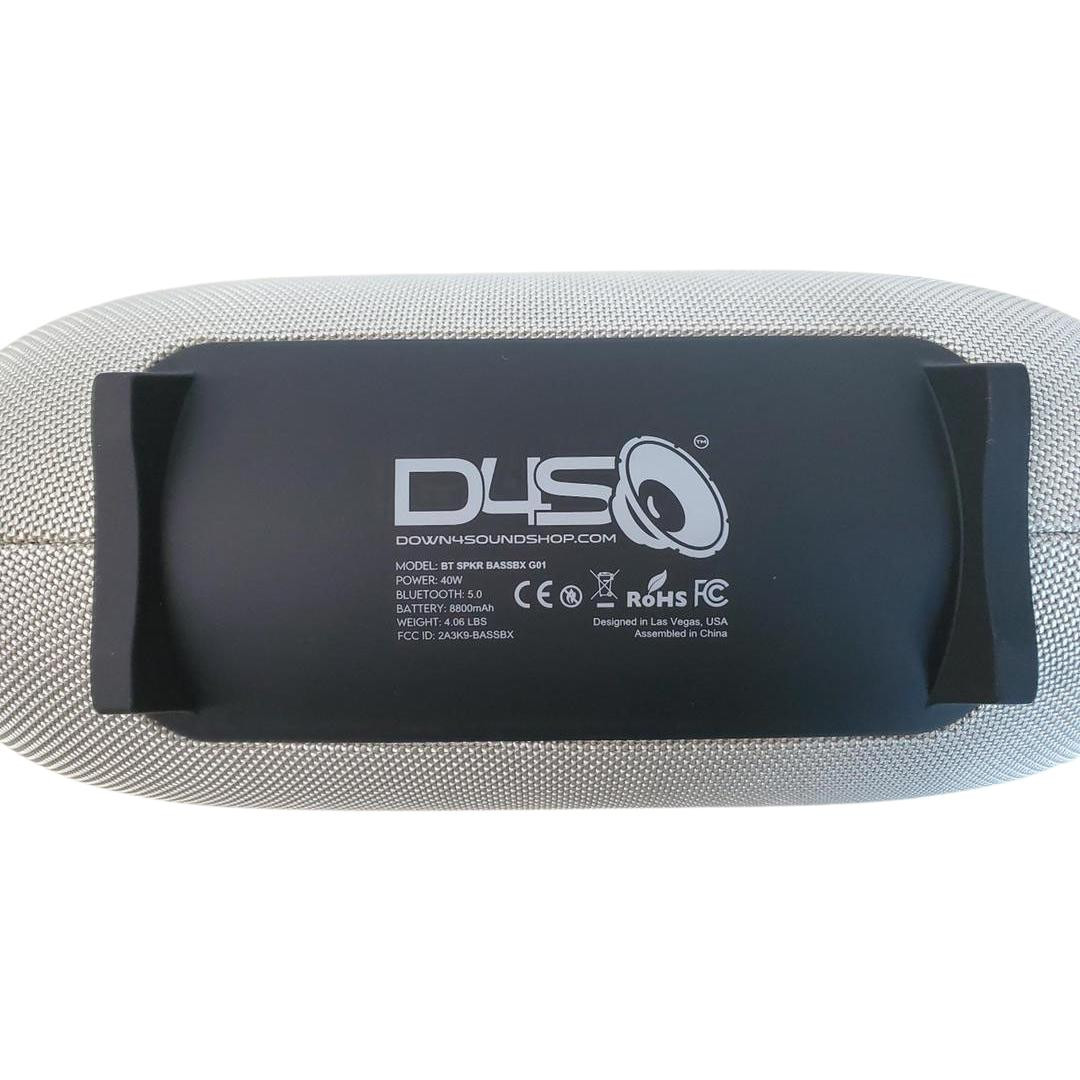 DOWN4SOUND | BASSBX G01 - 40 WATT PORTABLE BLUETOOTH SPEAKER (GRAY