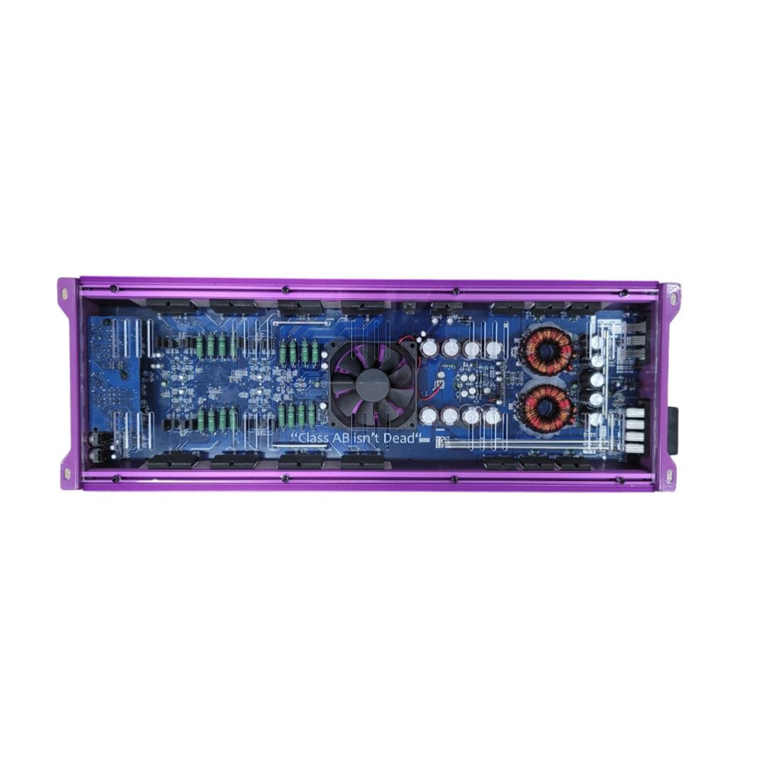 DOWN4SOUND | JP34 AB PURPLE | 590W RMS | 4 CHANNEL AMPLIFIER
