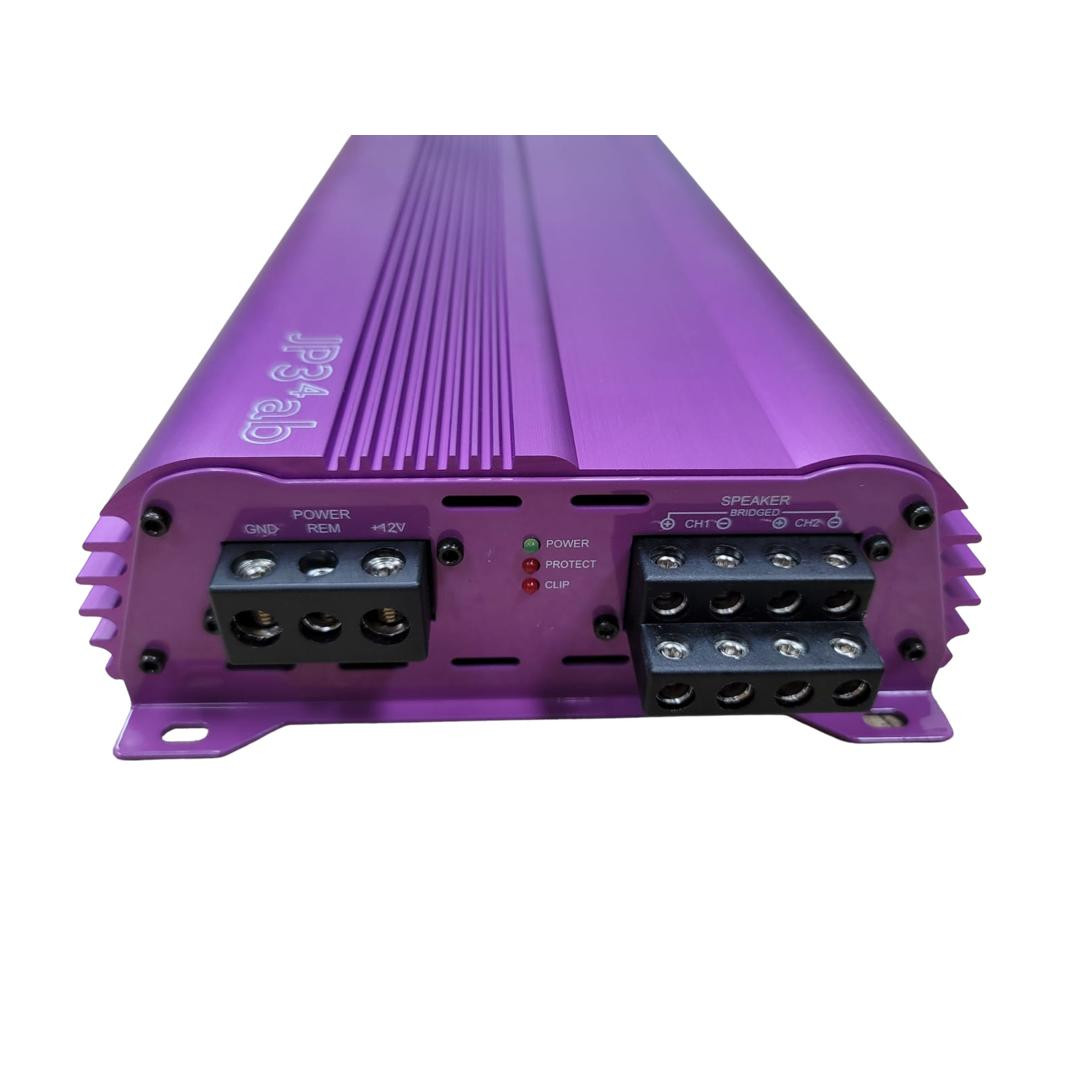 DOWN4SOUND | JP34 AB PURPLE | 590W RMS | 4 CHANNEL AMPLIFIER