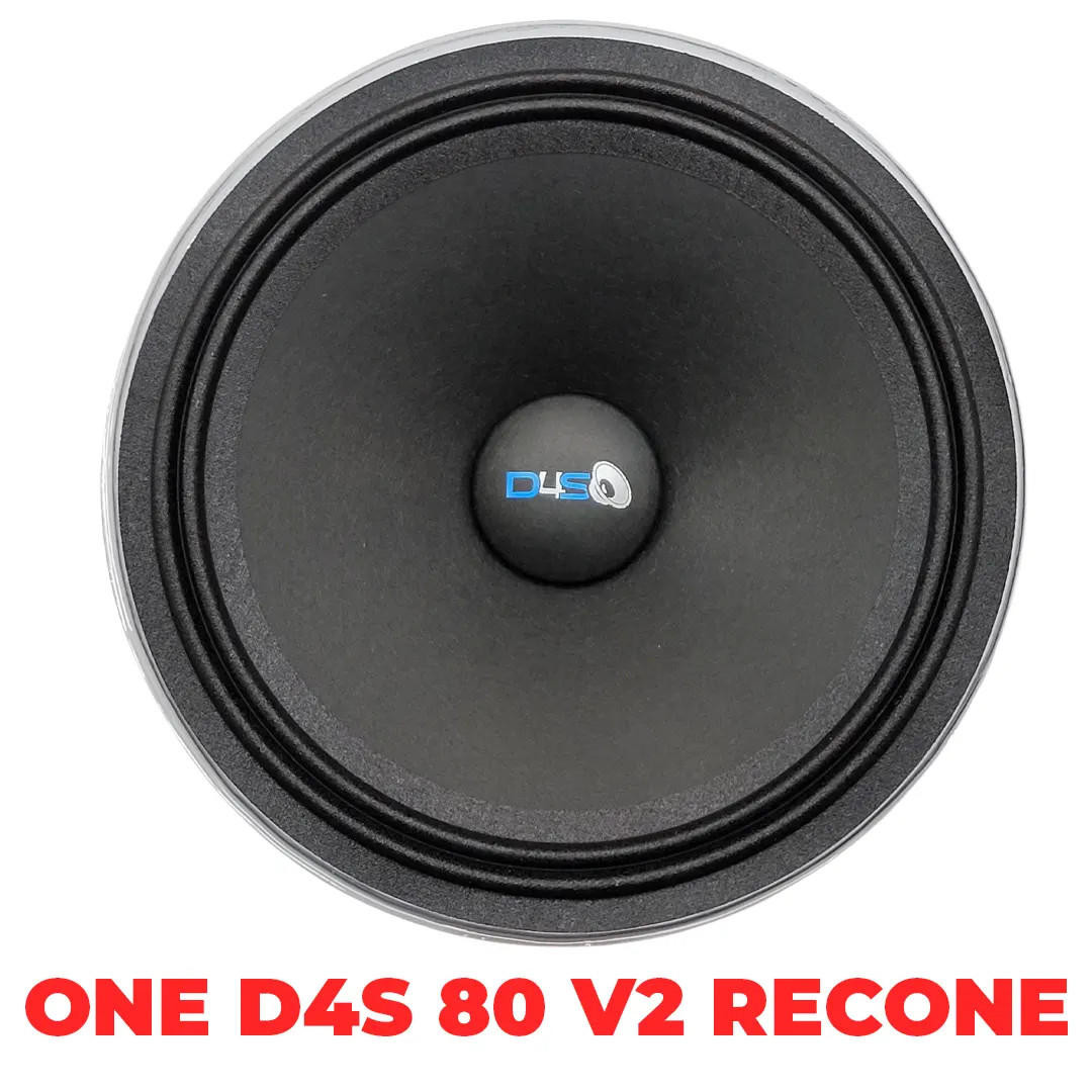 DOWN4SOUND | PRO AUDIO RECONE D4S-80 8 INCH MIDRANGE SPEAKER