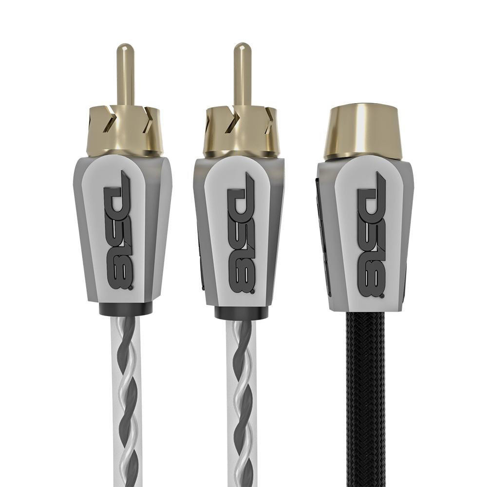 FURUKAWA FA-11S RCAケーブルペア 1M×2 DS18 HQRCA1F2M 1 Female to 2 Male Dual Twist RCA