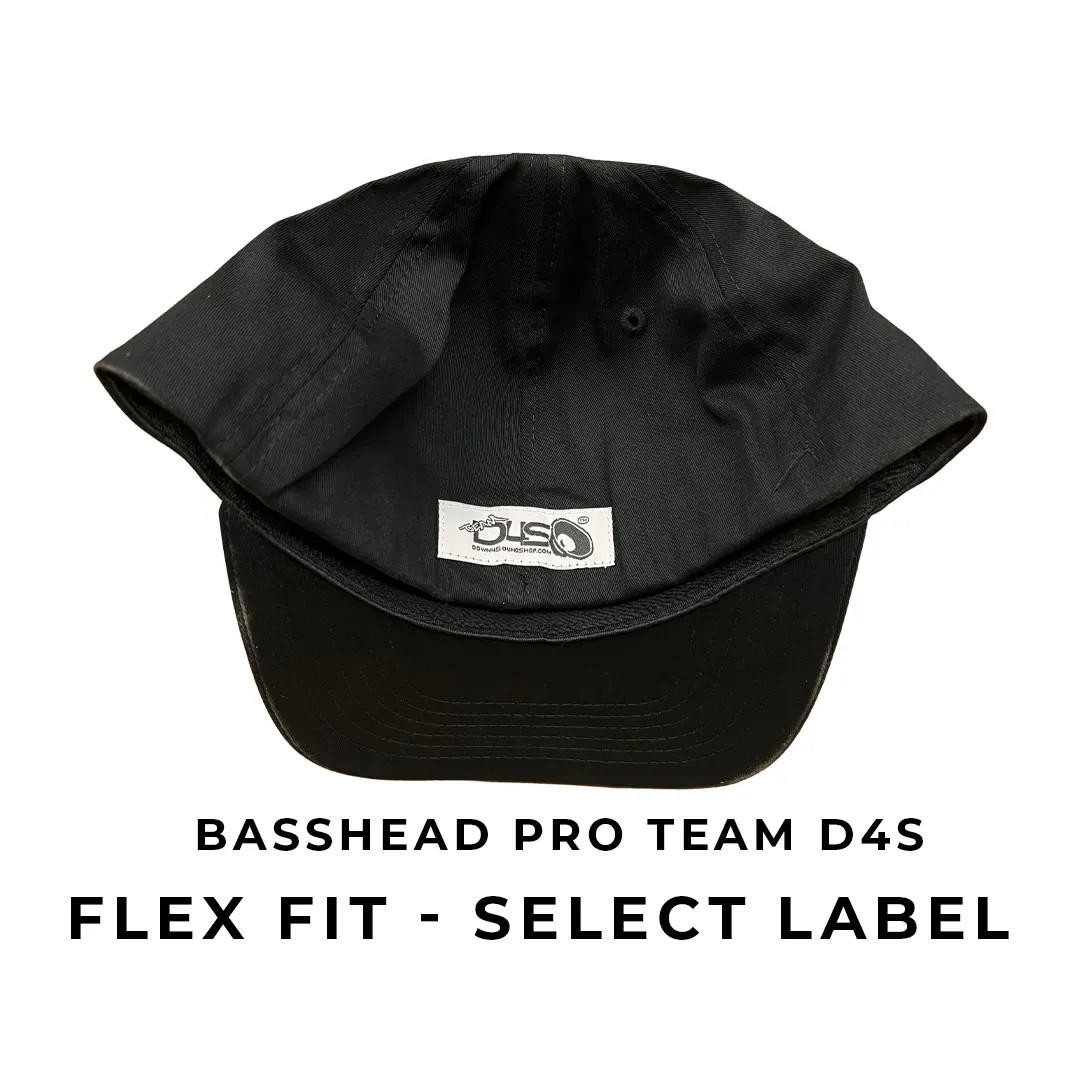 DOWN4SOUND | TEAM D4S BASSHEAD PRO SELECT LABEL FLEX FIT CURVED