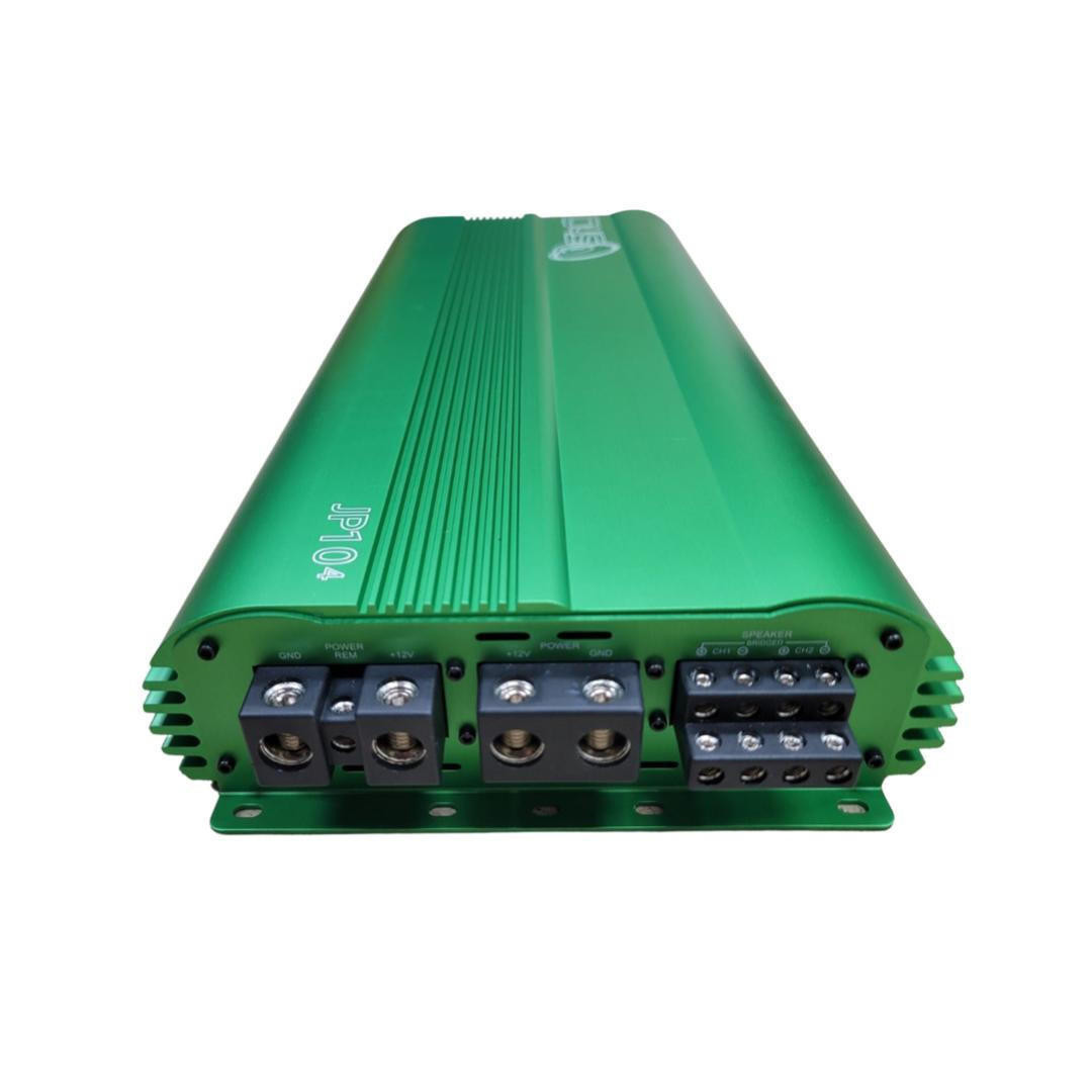 DOWN4SOUND | JP 10.4 GREEN | 6000W RMS | 4 CHANNEL AMPLIFIER