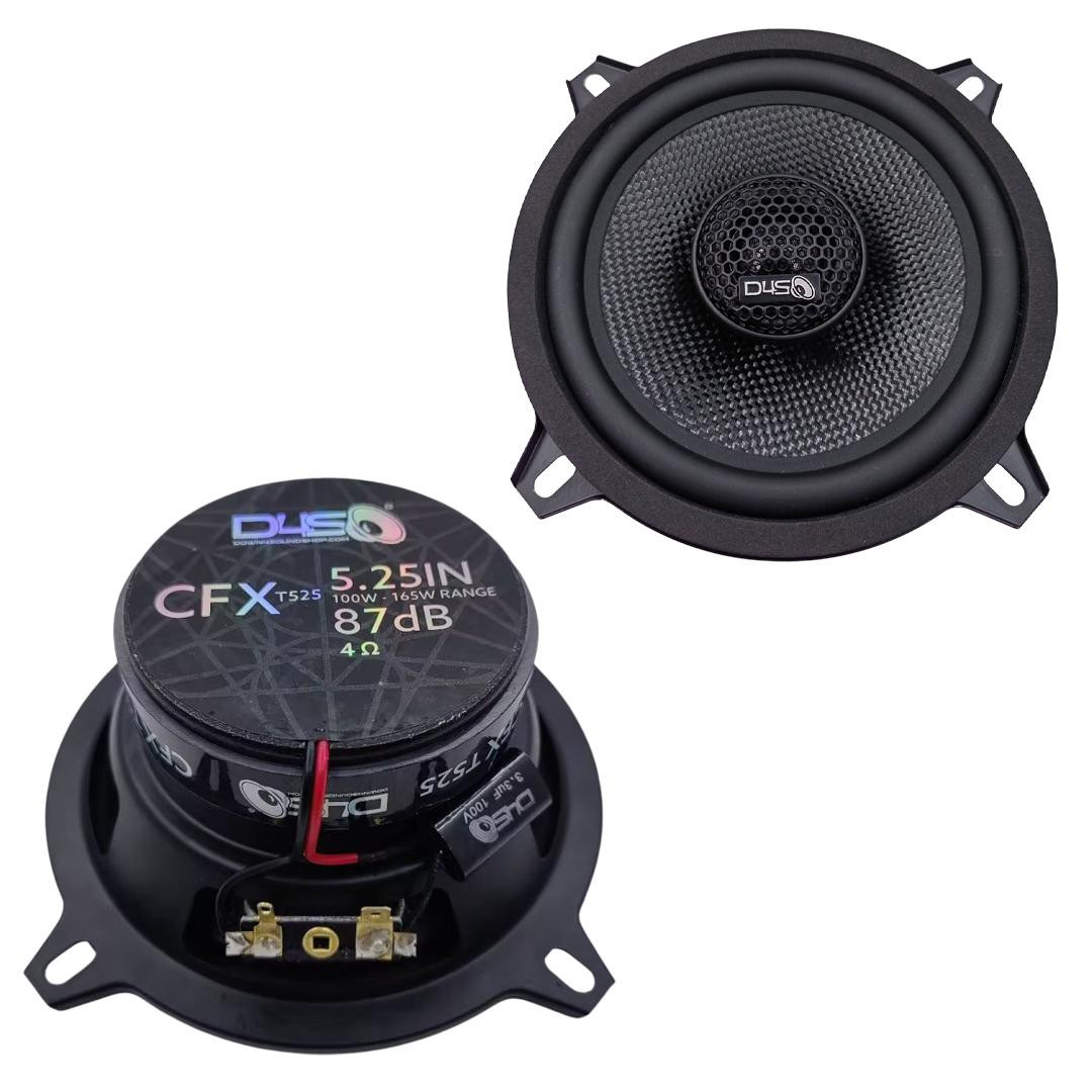 DOWN4SOUND | CFXT525 - 5.25 INCH CAR AUDIO SPEAKERS - 165W RMS
