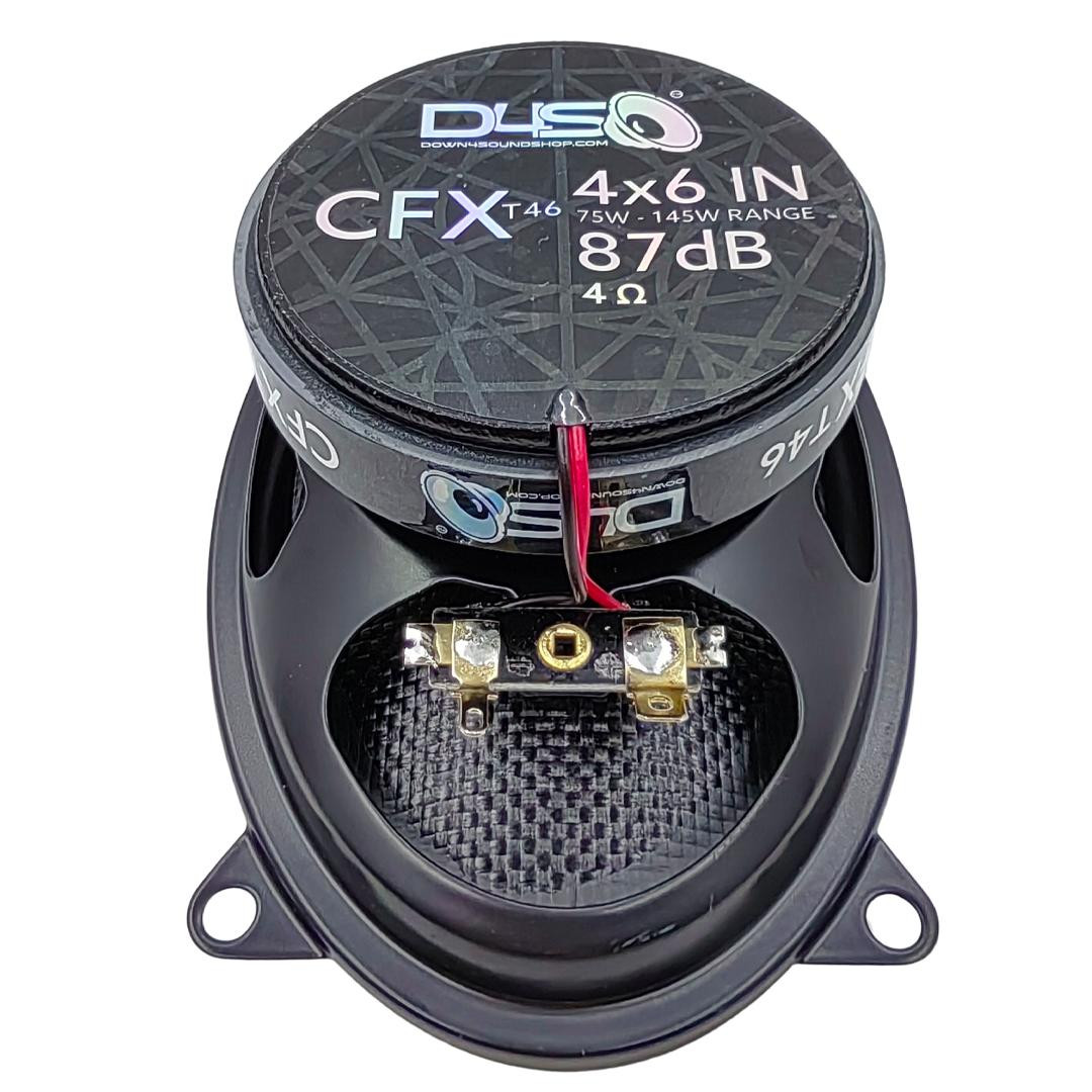 DOWN4SOUND | CFXT46 - 4X6 INCH CAR AUDIO SPEAKERS - 145W RMS