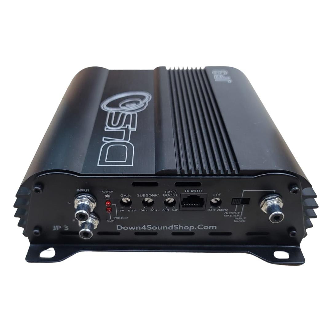 DOWN4SOUND JP3 CPT BLACK | 555W RMS - 4 2 1 ANY-OHM AMPLIFIER