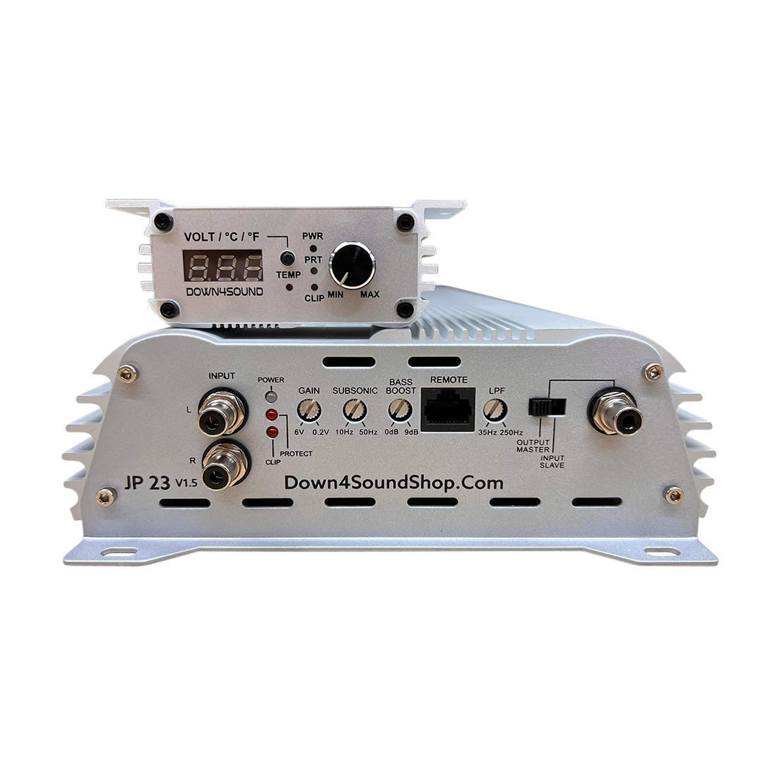 DOWN4SOUND | JP23 V1.5 ELITE WHITE SILVER | 2300W RMS AMPLIFIER