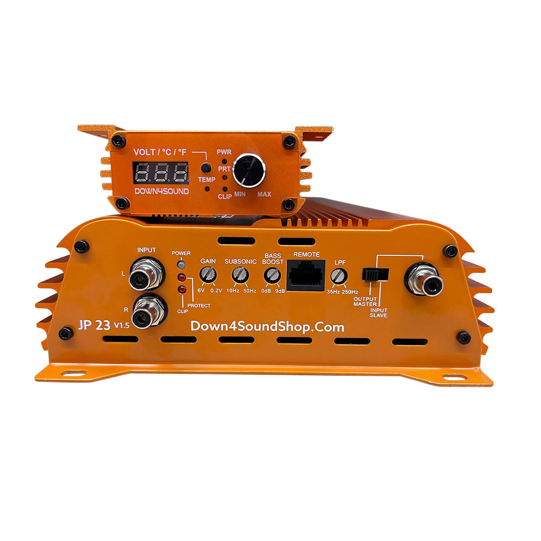 DOWN4SOUND | JP23 V1.5 ELITE ORANGE | 2300W RMS AMPLIFIER