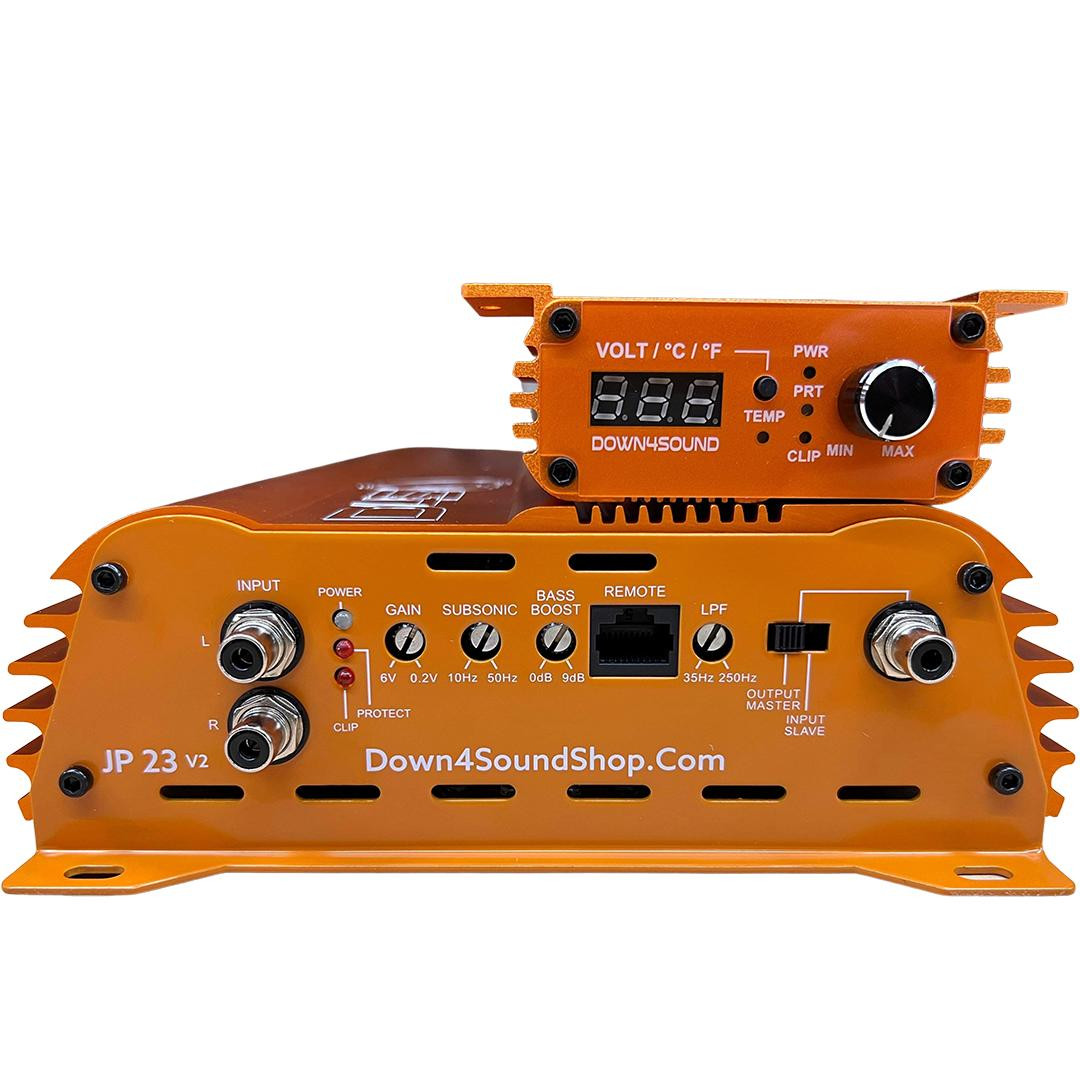 DOWN4SOUND | JP23 V2 - ORANGE | 2800W RMS AMPLIFIER - Down4Sound Shop