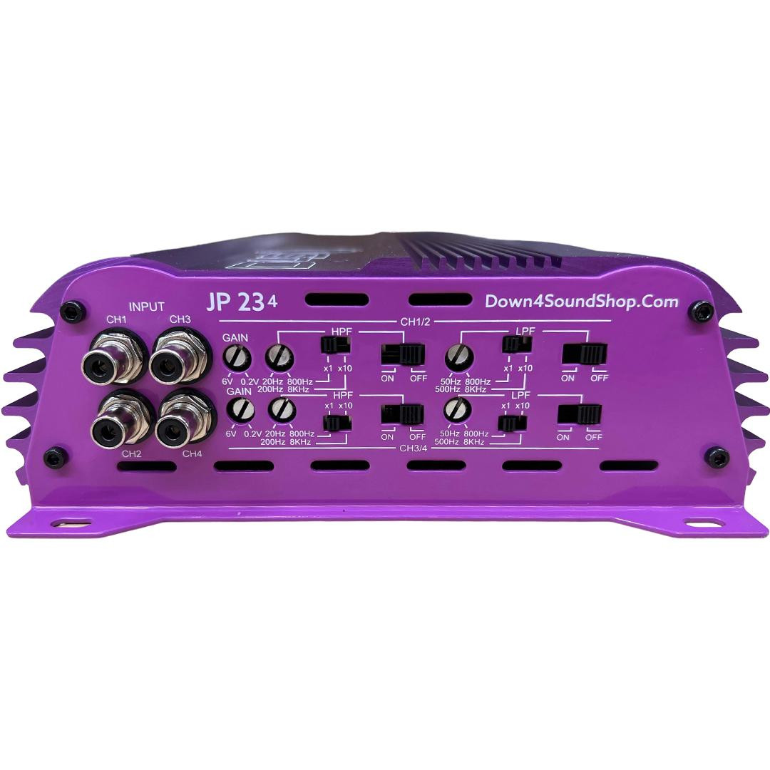 DOWN4SOUND | JP234 - PURPLE | 2000W | 4 CHANNEL AMPLIFIER
