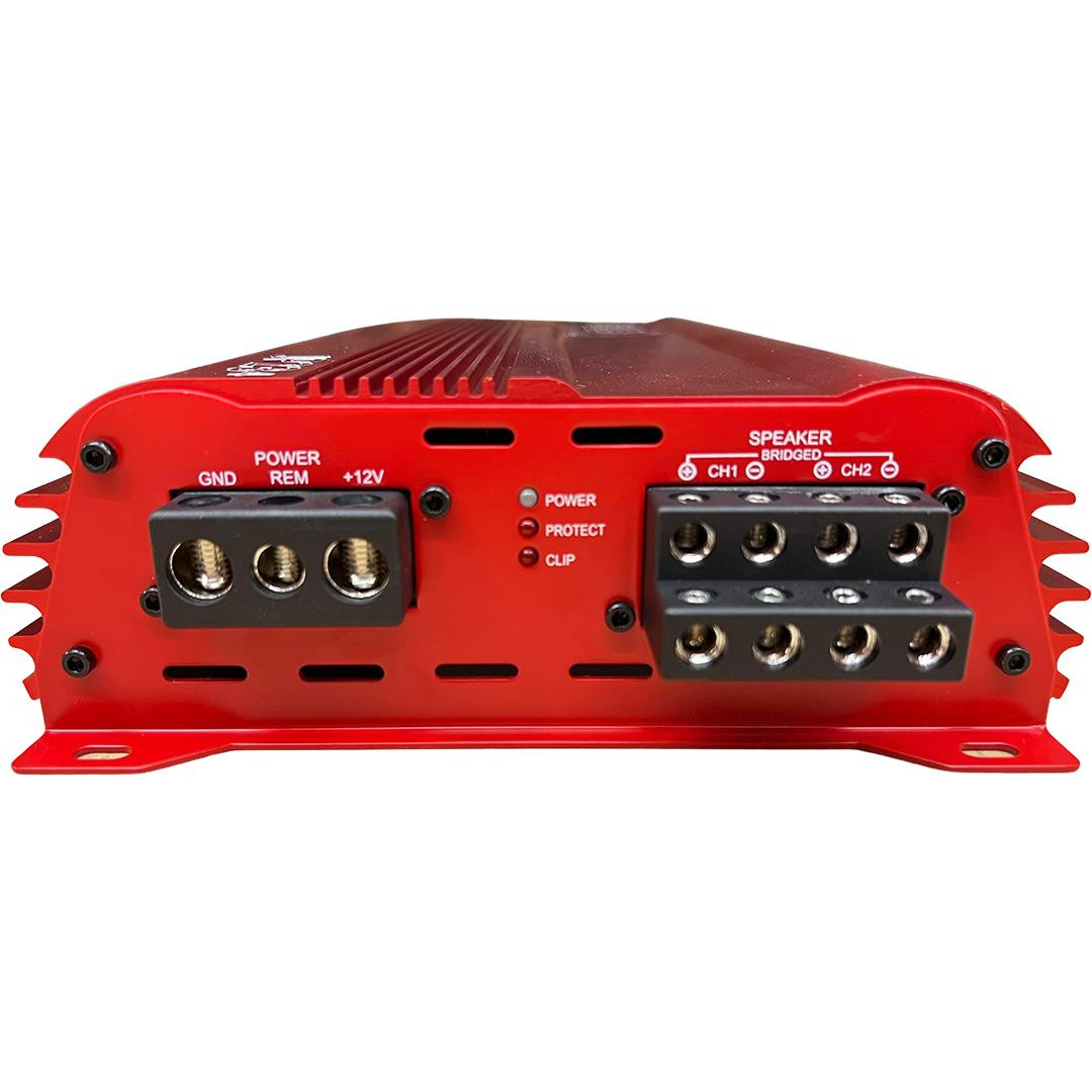 DOWN4SOUND JP234 - RED | 2000W 4CH AMPLIFIER - Down4Sound Shop