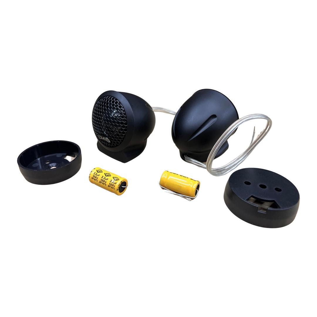 DOWN4SOUND | D4S DW1 1 INCH FINE SILK DOME SQ TWEETER + PODS | 80W