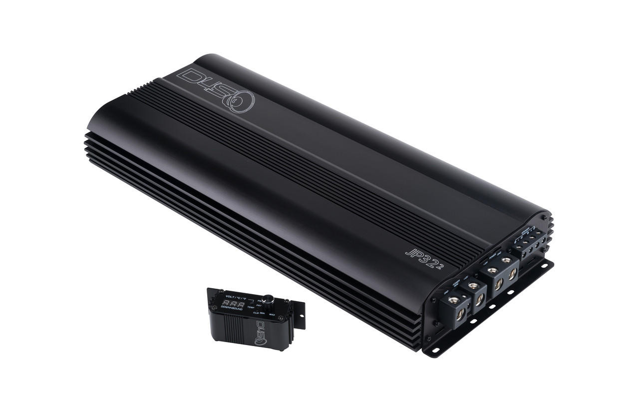 ボディ.テン & ストロング ×2個 DOWN4SOUND | JP322 BLACK | 6000W RMS | 2 CHANNEL AMPLIFIER