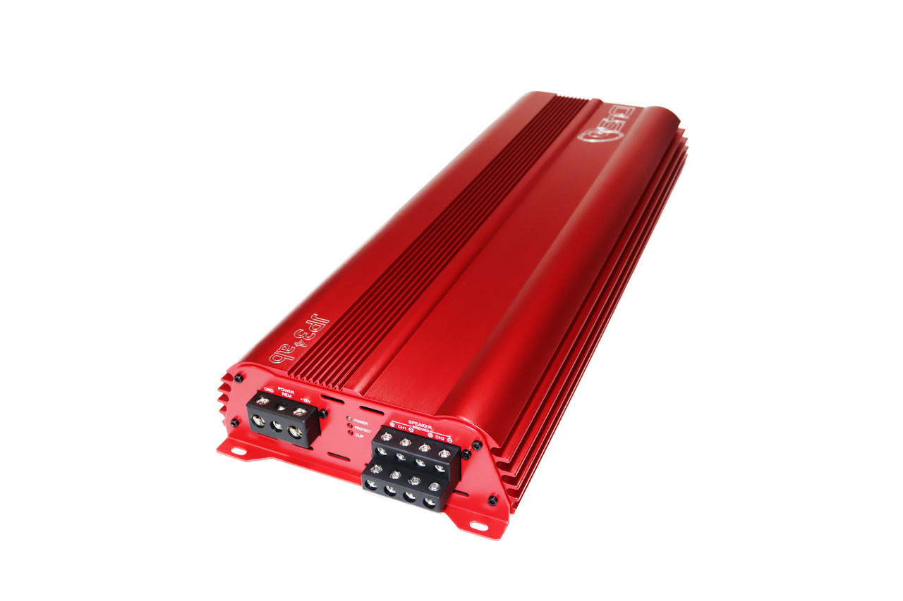 DOWN4SOUND JP34 AB RED | 590W RMS - 4 CHANNEL AMPLIFIER