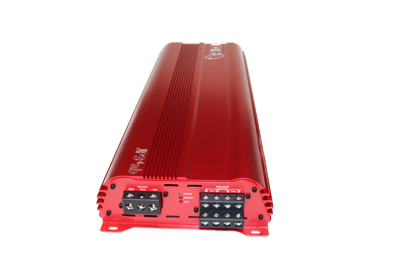 DOWN4SOUND JP34 AB RED | 590W RMS - 4 CHANNEL AMPLIFIER