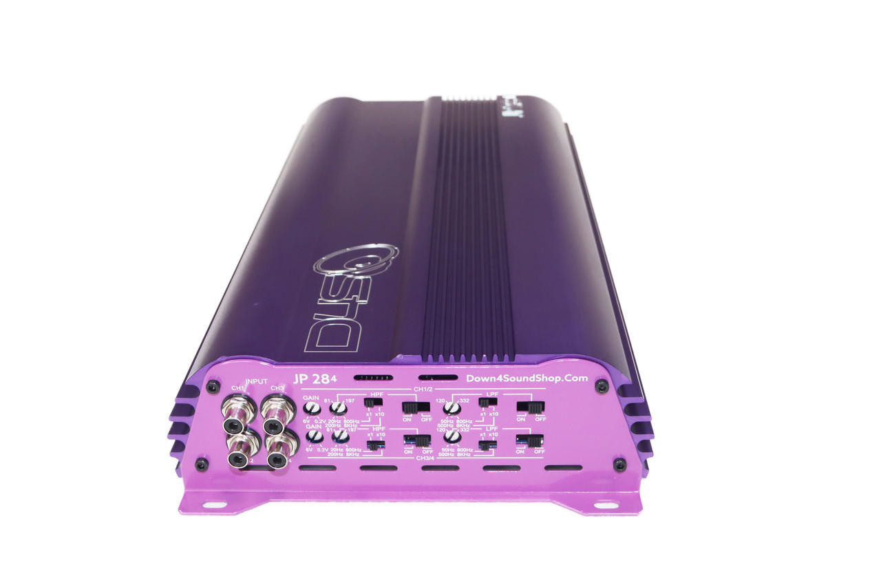 DOWN4SOUND | JP284 - PURPLE | 3000W | 4 CHANNEL AMPLIFIER