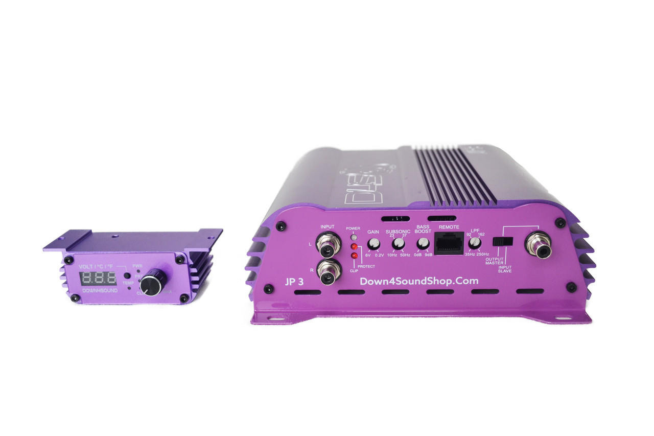 DOWN4SOUND | JP3 CPT PURPLE | 555W RMS | 4 2 1 ANY-OHM AMPLIFIER
