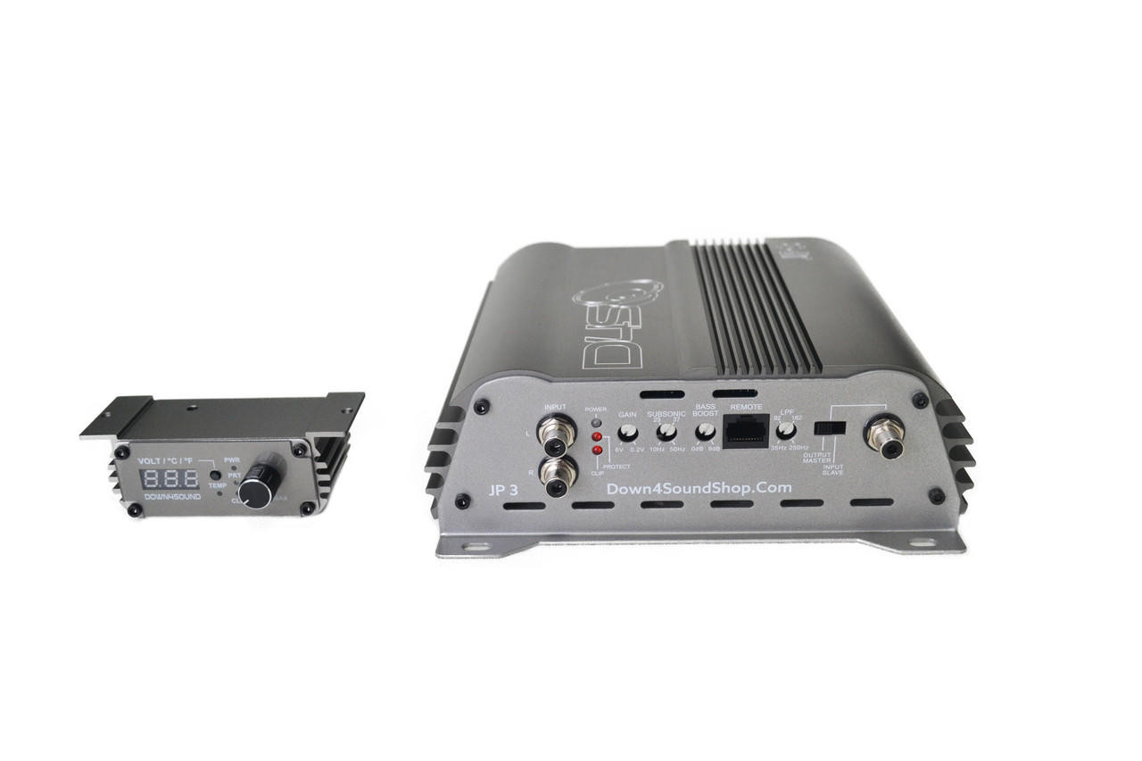 DOWN4SOUND JP3 CPT GRAY | 555W RMS - 4 2 1 ANY-OHM AMPLIFIER