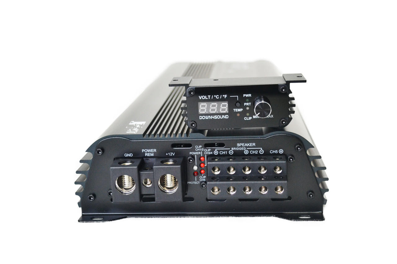 DOWN4SOUND | JP95T BLACK | 1500W RMS | 5 CHANNEL AMPLIFIER