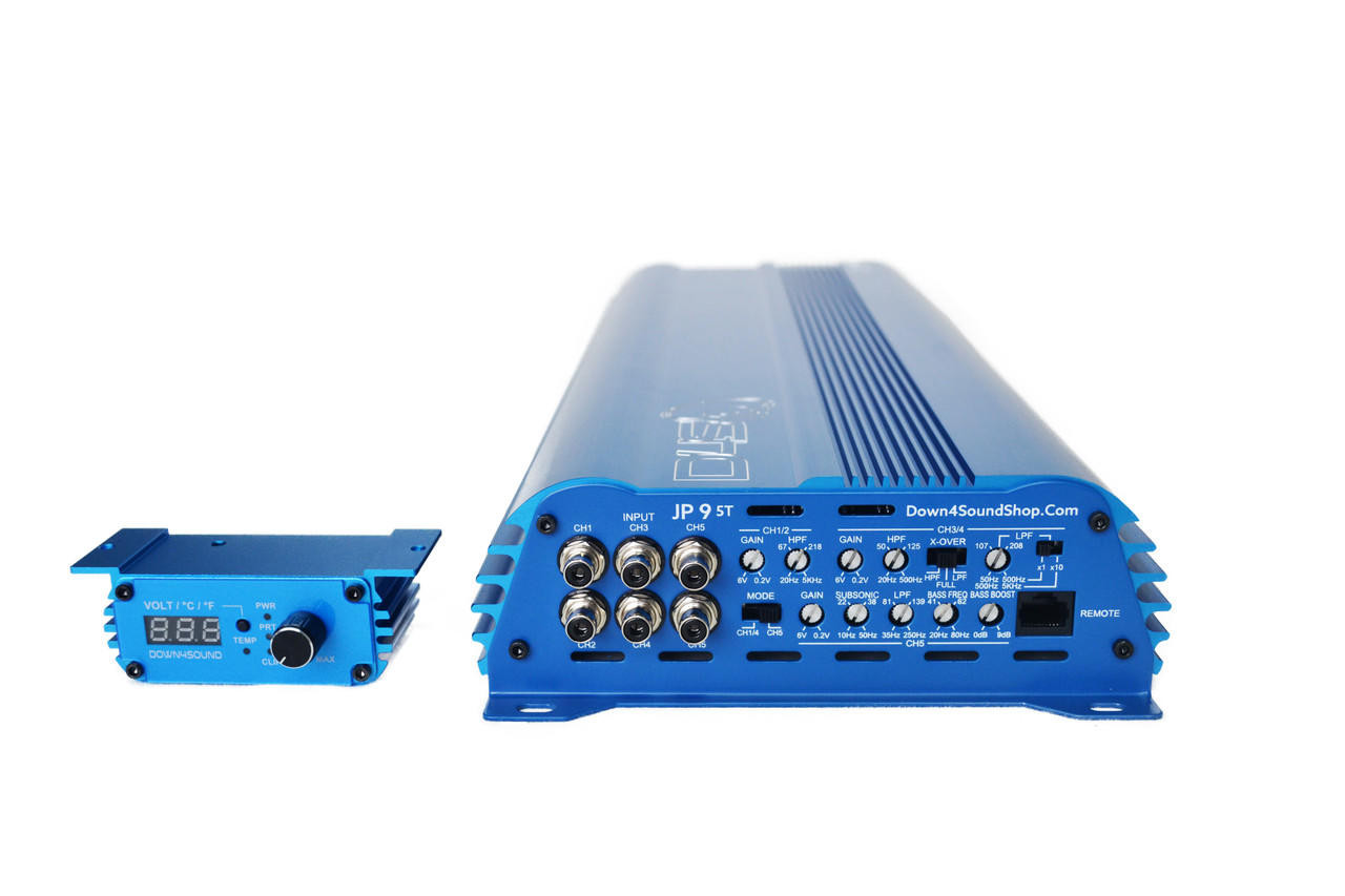 Ups&Downs様 DOWN4SOUND | JP95T BLUE | 1500W RMS | 5 CHANNEL AMPLIFIER