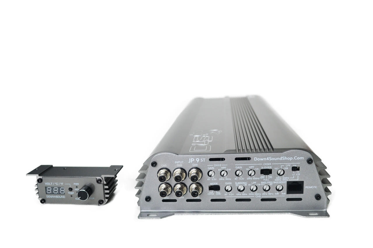 DOWN4SOUND | JP95T GRAY | 1500W RMS | 5 CHANNEL AMPLIFIER