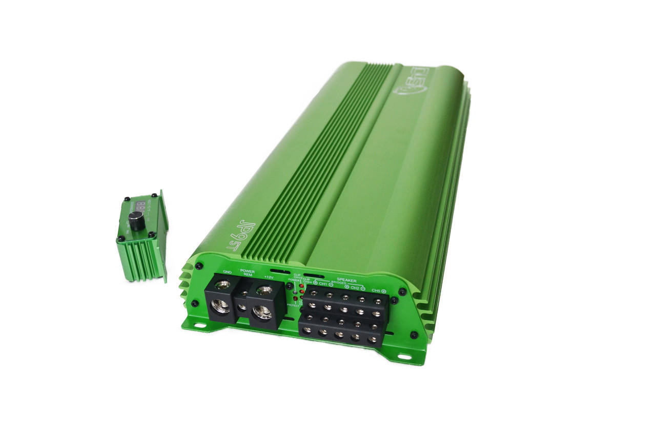 DOWN4SOUND | JP95T GREEN | 1500W RMS | 5 CHANNEL AMPLIFIER DOWN4SOUND | JP95T GREEN | 1500W RMS | 5 CHANNEL AMPLIFIER