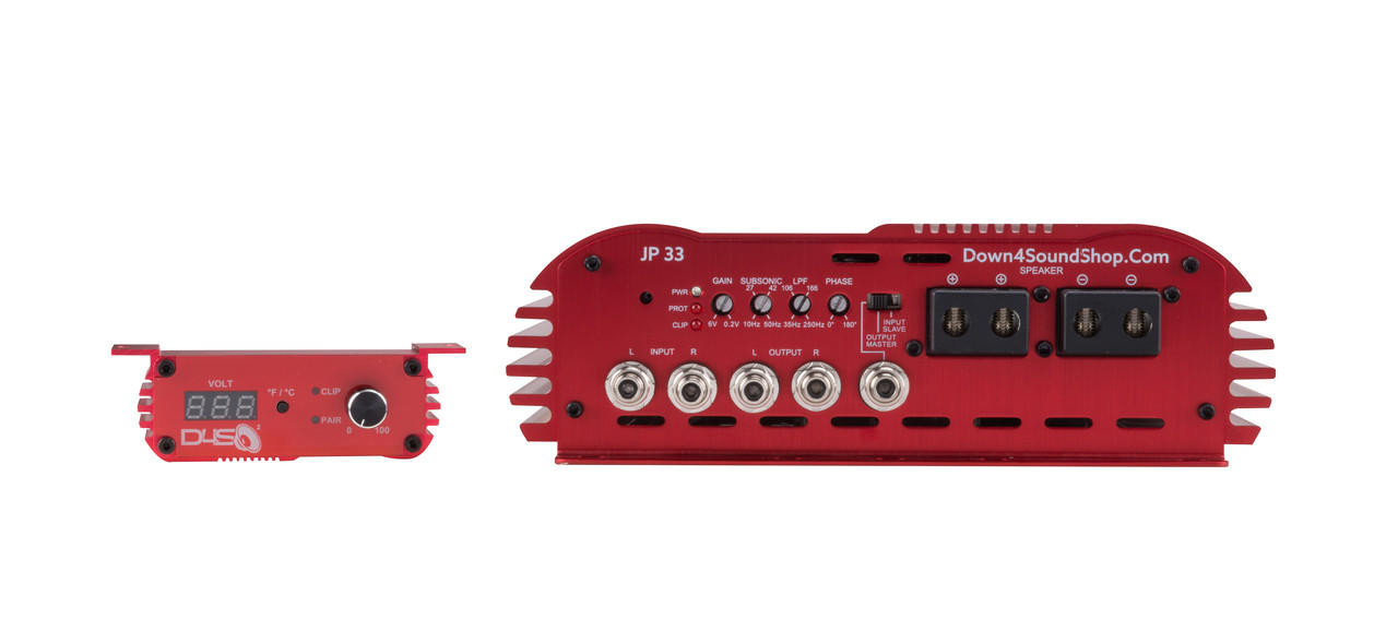 DOWN4SOUND | JP33 RED | 3300W RMS AMPLIFIER - Down4Sound Shop