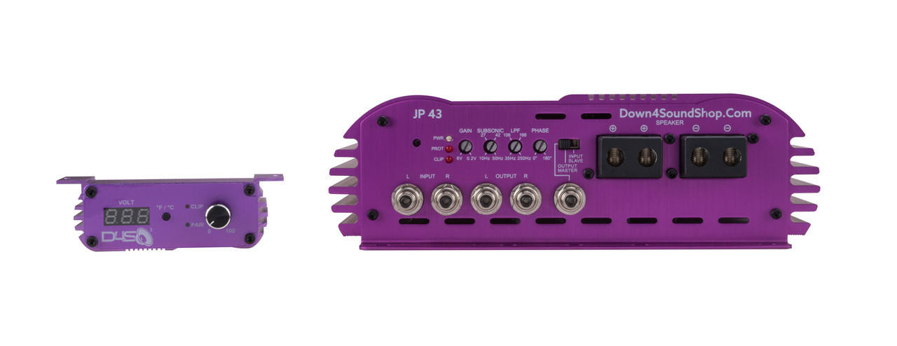 DOWN4SOUND JP43 PURPLE | 4300W RMS AMPLIFIER - Down4Sound Shop