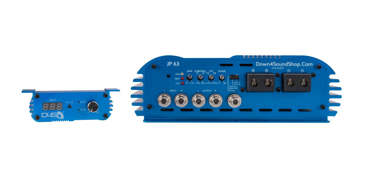 DOWN4SOUND | JP63 BLUE | 6300W RMS AMPLIFIER - Down4Sound Shop