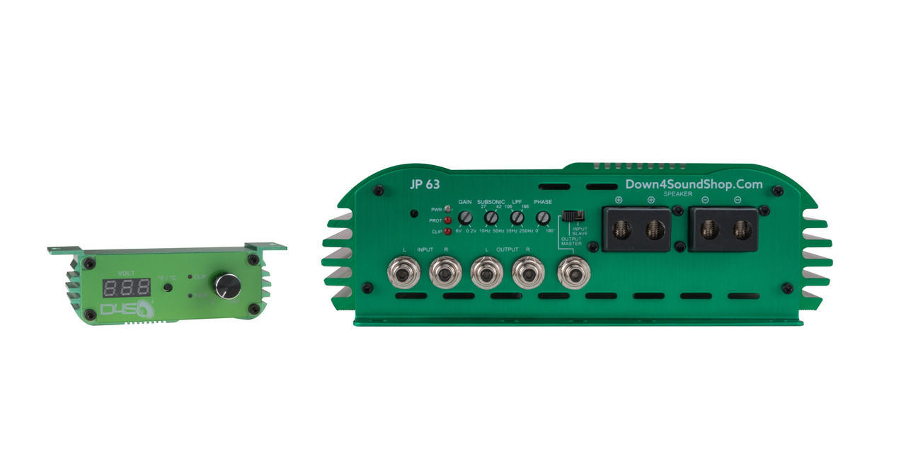 DOWN4SOUND | JP63 GREEN | 6300W RMS AMPLIFIER - Down4Sound Shop