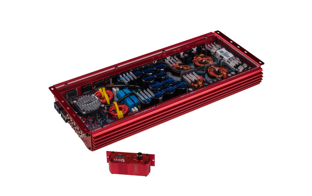 DOWN4SOUND | JP63 RED | 6300W RMS AMPLIFIER - Down4Sound Shop
