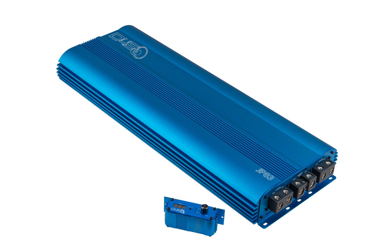 DOWN4SOUND JP83 BLUE | 8300W RMS AMPLIFIER - Down4Sound Shop