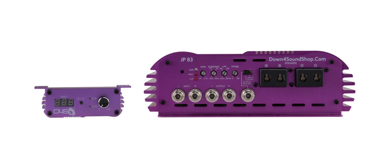 DOWN4SOUND | JP83 PURPLE | 8300W RMS AMPLIFIER - Down4Sound Shop