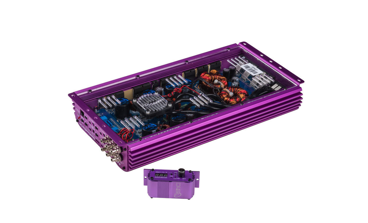 DOWN4SOUND | JP454 PURPLE | 4000W RMS | 4 CHANNEL AMPLIFIER