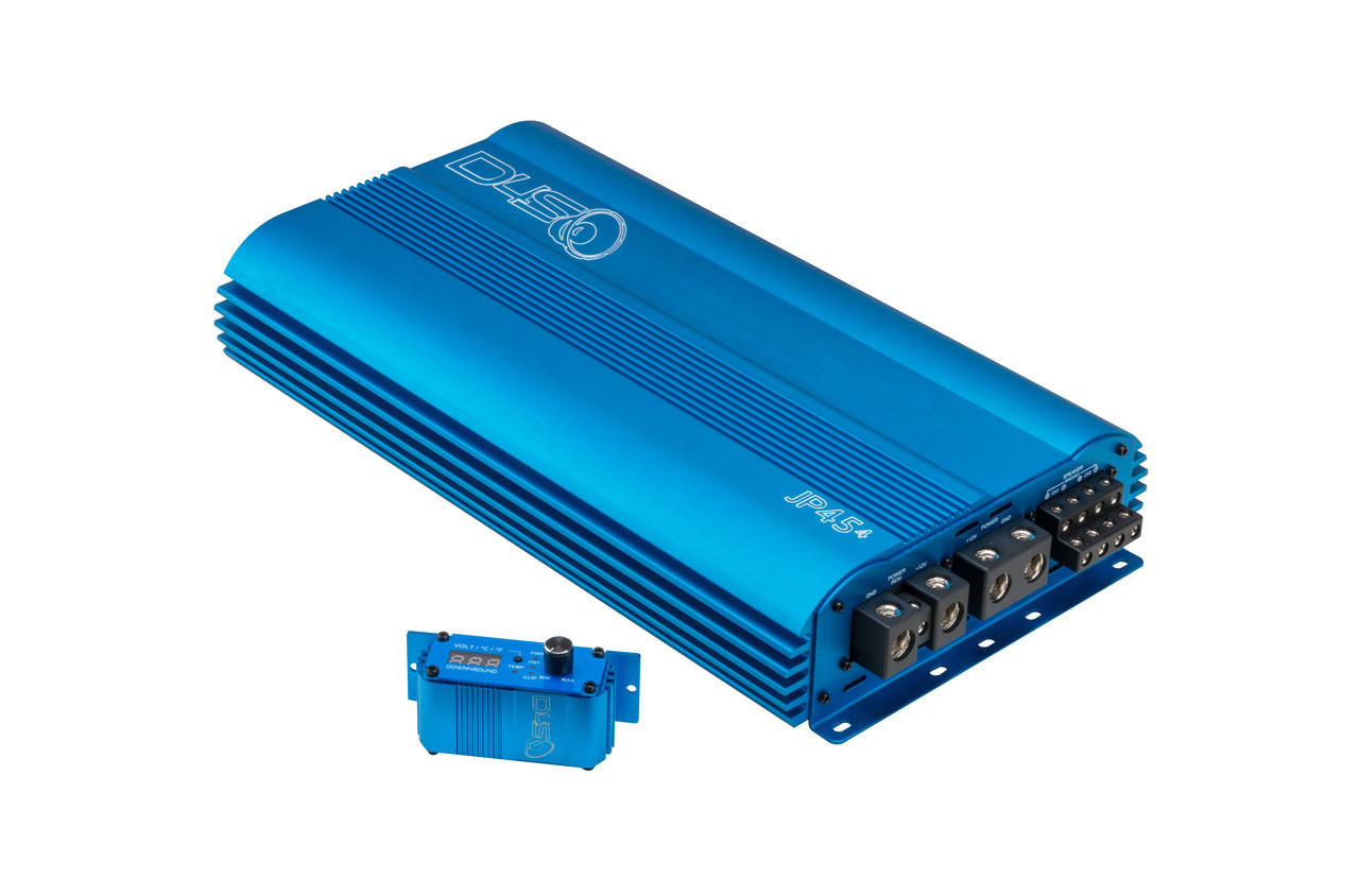 DOWN4SOUND | JP454 BLUE | 4000W RMS | 4 CHANNEL AMPLIFIER