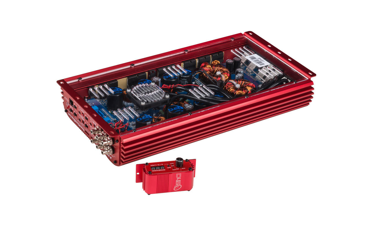DOWN4SOUND | JP454 RED | 4000W RMS | 4 CHANNEL AMPLIFIER