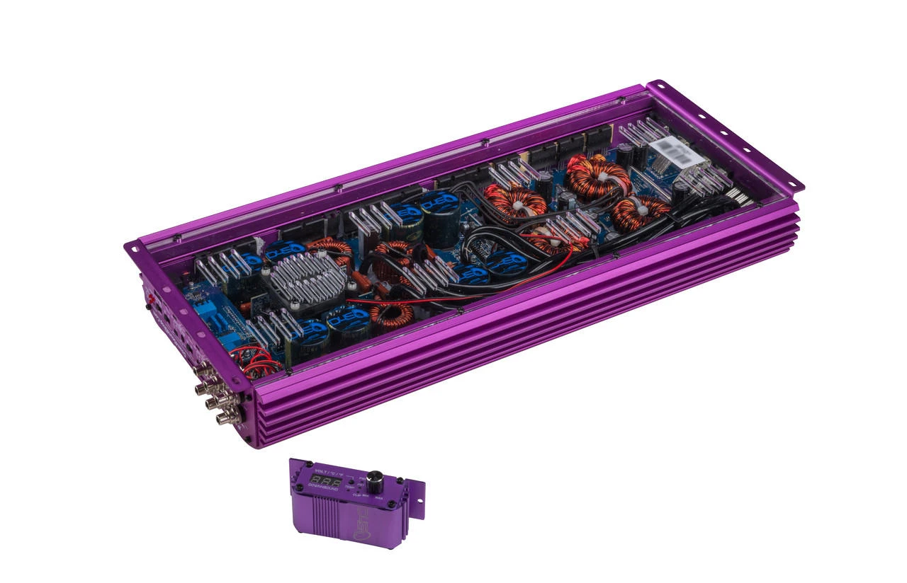 DOWN4SOUND | JP 10.4 PURPLE | 6000W RMS | 4 CHANNEL AMPLIFIER