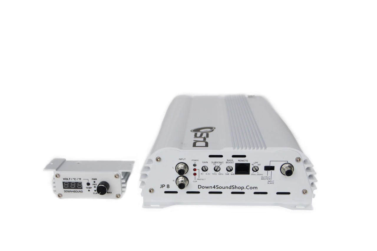 DOWN4SOUND | JP8 V1.5 - WHITE GLOSS | 800W RMS | AMPLIFIER