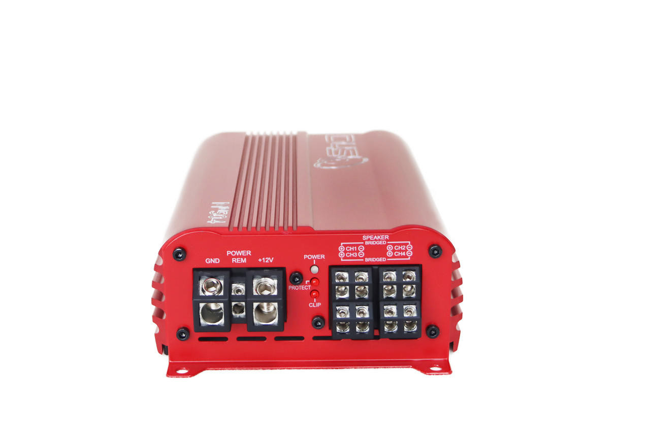 DOWN4SOUND | MM504 (MINI MAXX) - RED | 300W RMS MINI | 4 CHANNEL